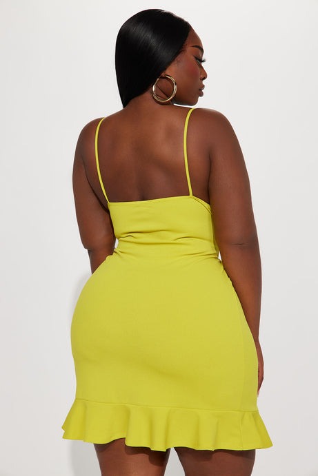 Without Your Kisses Dress - Lime