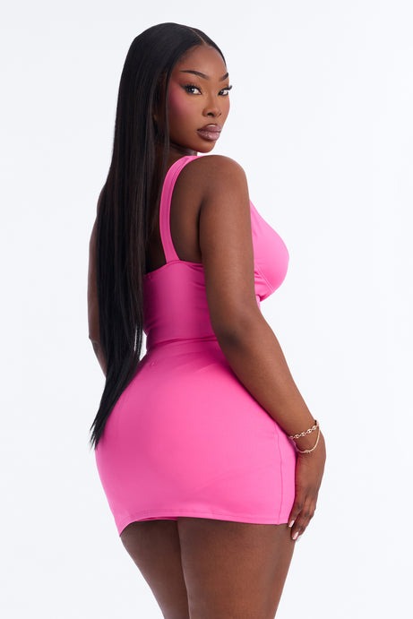 Pure Confidence Skort Set - Fuchsia