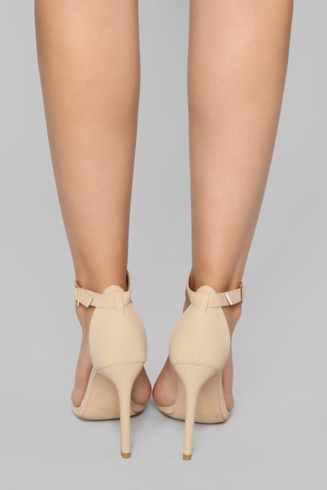 Strapped Success Heel - Nude