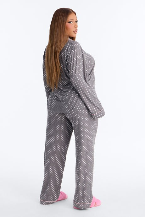 Sleep Tight PJ Pant Set - Grey/combo