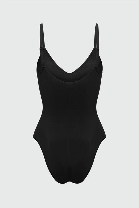 Nova Sculpt Seamless Strong Compression Brief Bodysuit - Black