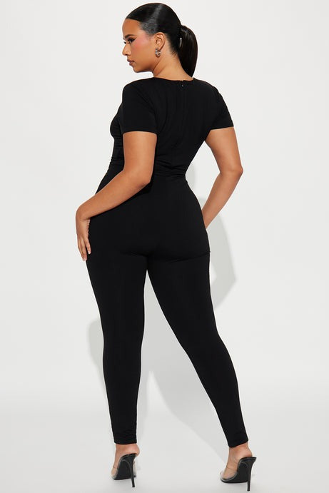 Bree Butter Snatched Jumpsuit - Black