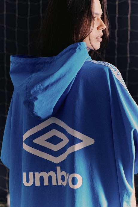 Umbro Oversized Nylon Jacket - Blue