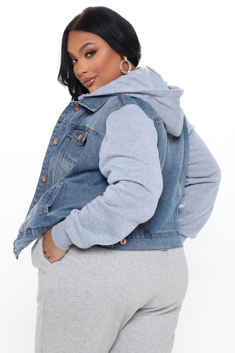 His Name Was Tustin Denim Jacket - Medium Wash