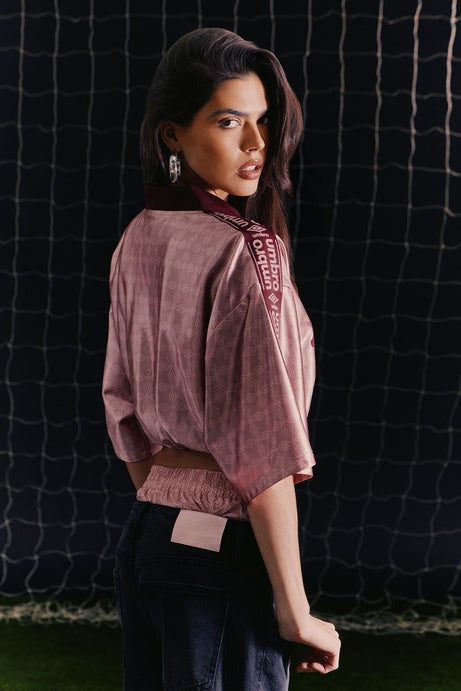 Umbro Girly Cropped Polo - Pink
