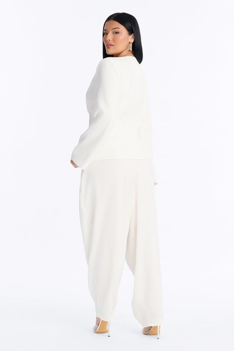 Renata Fitted Blazer - Ivory