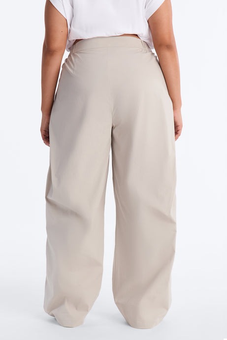 Slick Moves Only Windbreaker Barrel Pant 31â3 - Light Grey