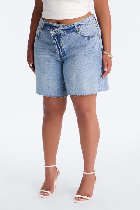 Ronni Non Stretch Crossover Bermuda - Vintage Wash