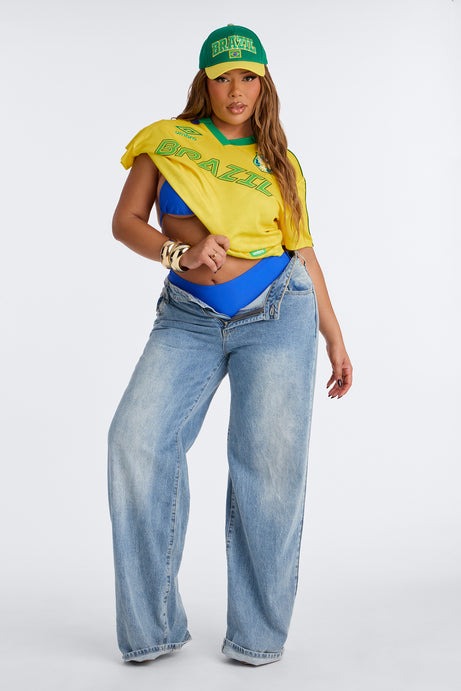Umbro Brazil Athletic Jersey - Yellow