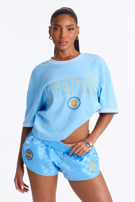 Umbro Argentina Soccer Cropped Jersey - Blue