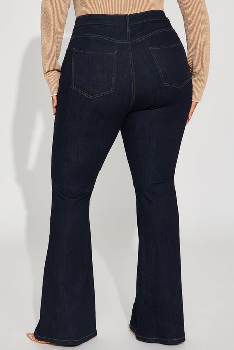 Milana Sculpting Stretch Flare Jeans - Dark Wash
