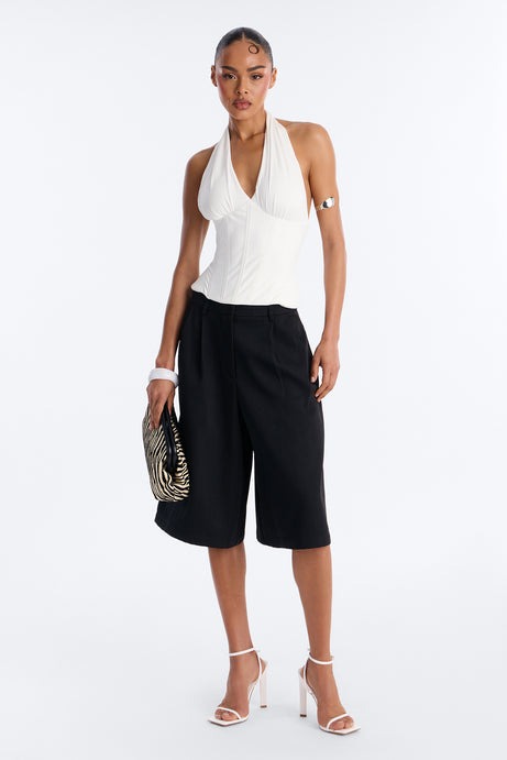 IT Girl Low Rise Bermuda Short - Black