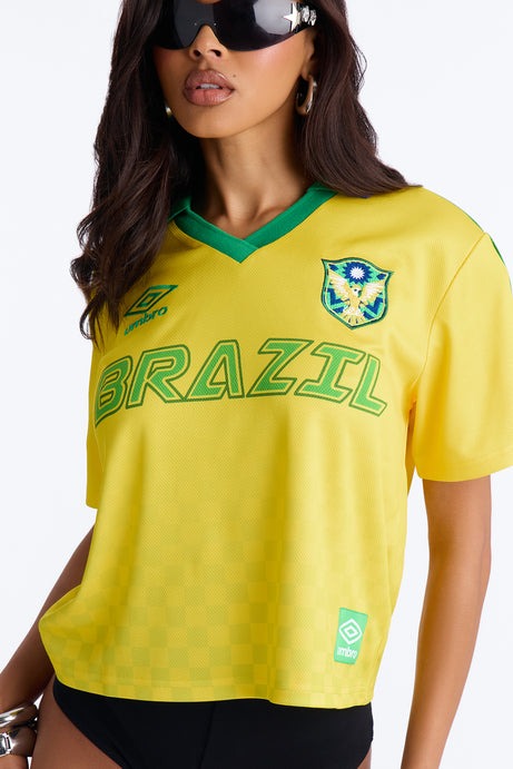 Umbro Brazil Athletic Jersey - Yellow