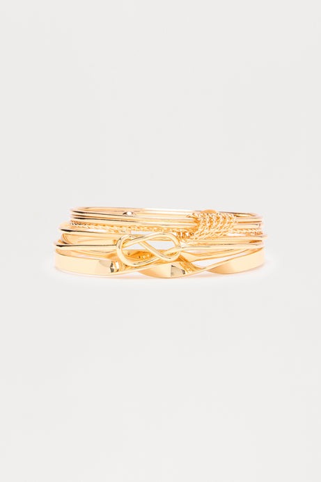 Way Of Life Bracelet Set - Gold