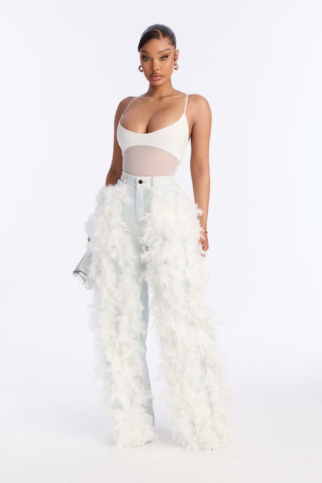 Flock Together Straight Leg Jeans - Light Wash