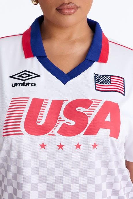Umbro USA Athletic Jersey - White