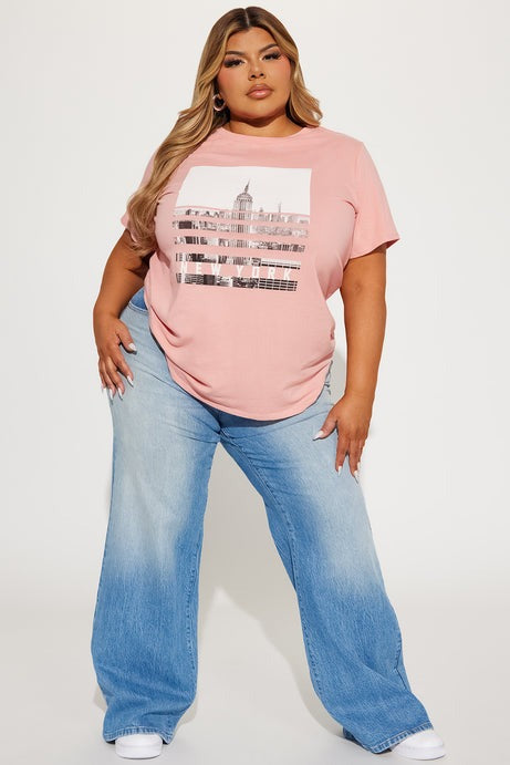 The Big City Short Sleeve Top - Mauve