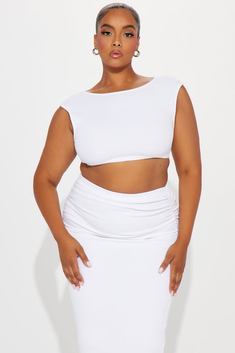 Melissa Snatched Top - White