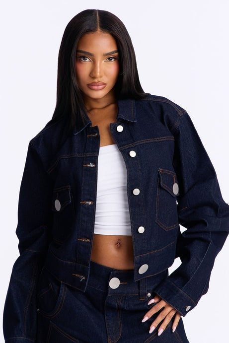 North End Denim Jacket - Dark Denim