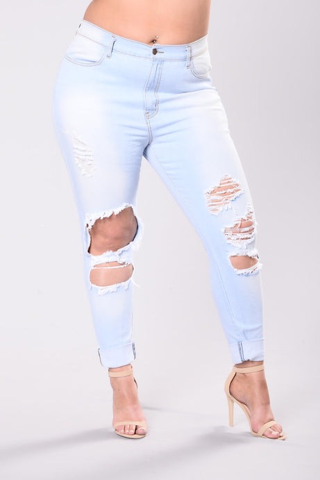 Beach Bum Jeans - Light Blue