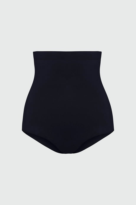 Nova Sculpt Seamless Strong Compression High Waisted Brief - Black