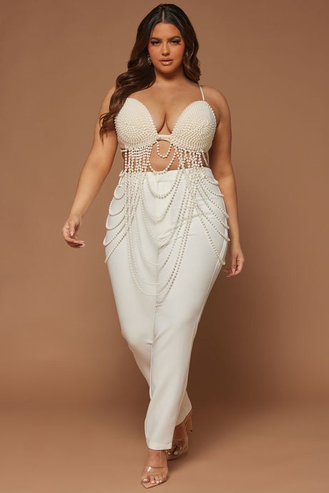 Pearls On Pearls Bralette - Ivory