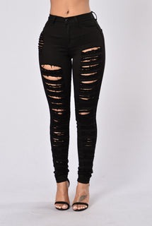 Rip Me Open Jeans - Black