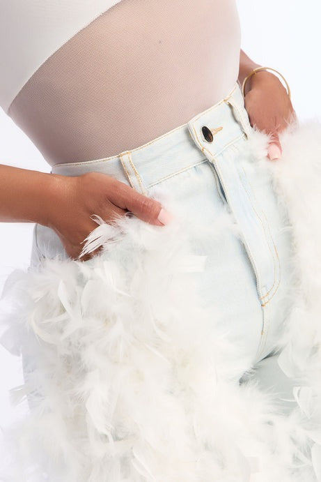 Flock Together Straight Leg Jeans - Light Wash