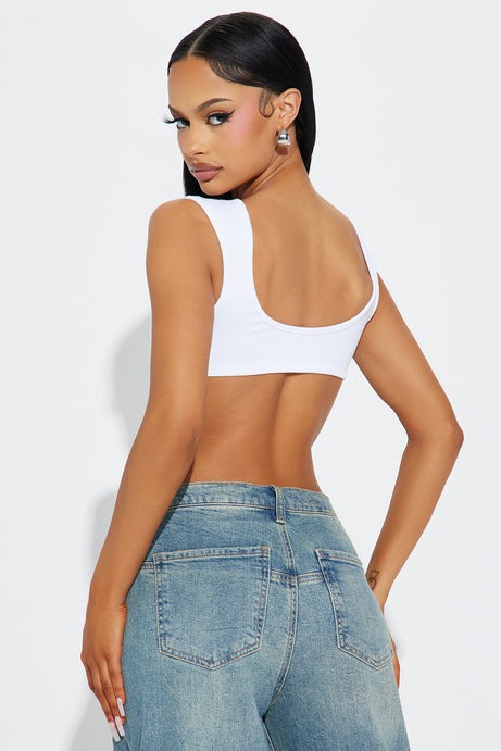 Melissa Snatched Top - White