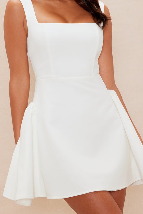 Sweetest Crush Mini Dress - White