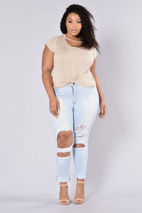 Beach Bum Jeans - Light Blue