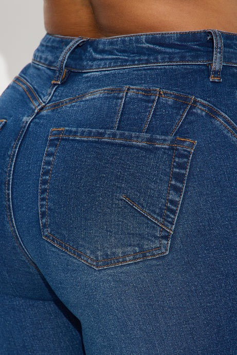 Bedford Booty Sculpting Everyday Skinny Jeans - Dark Wash