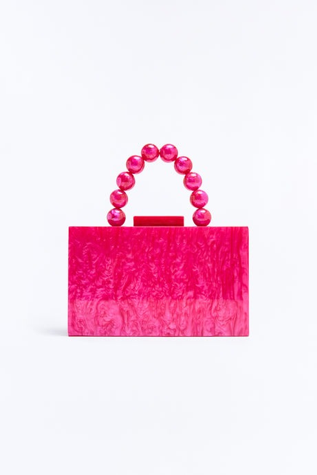 Candy Store Satchel Handbag - Fuchsia