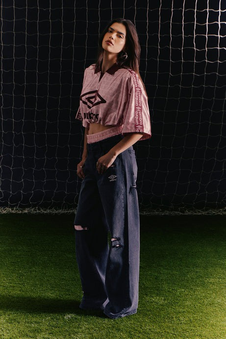 Umbro Boxer Wide Leg Jeans - Black Wash