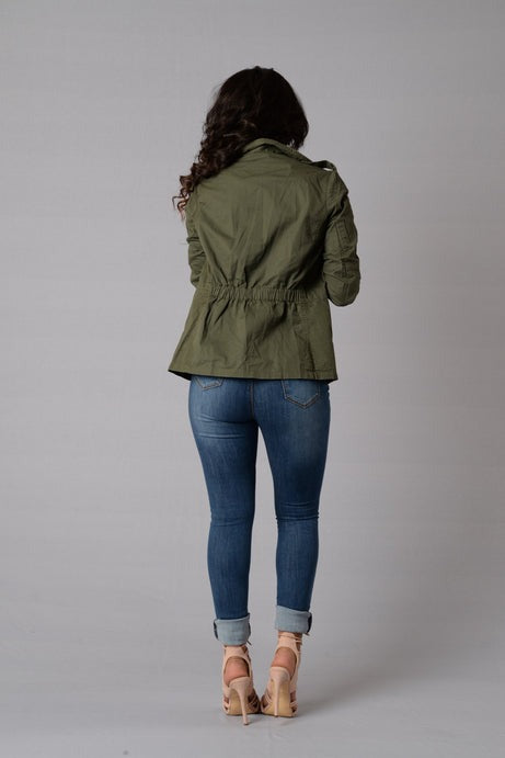 Combat Jacket - Olive