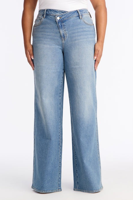 Tall Eastside Low Rise Crossover Wide Leg Jean - Vintage Wash