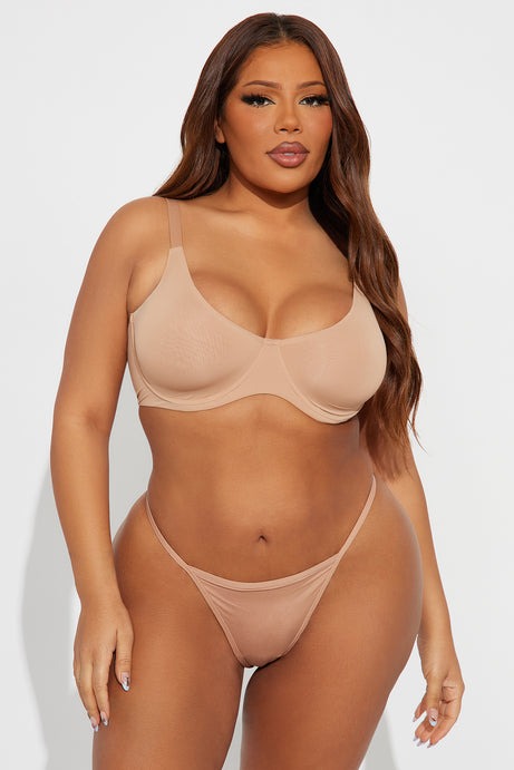 Nova Unlined Demi Bra - Nude