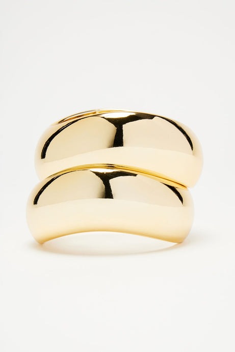 Cove Island 2 Piece Bracelet Set - Gold
