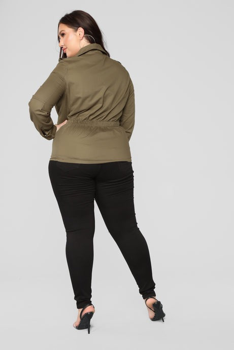 Combat Jacket - Olive