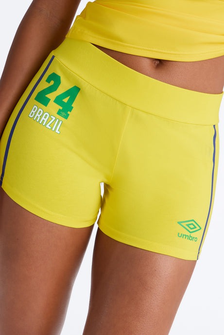 Umbro Brazil Soccer Micro Shorts - Yellow