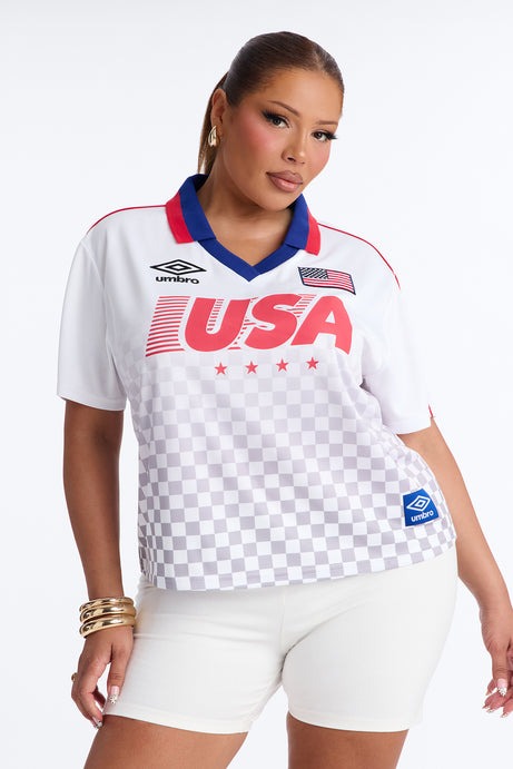 Umbro USA Athletic Jersey - White