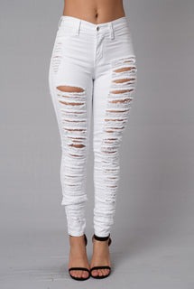 Rip Me Open Jeans - White