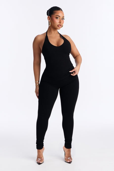 Gaia Snatched Tank Top - Black