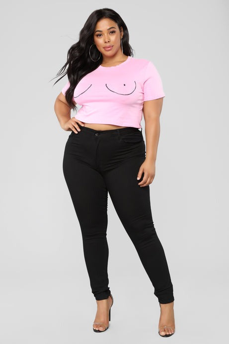 High Waisted Skinnies - Black
