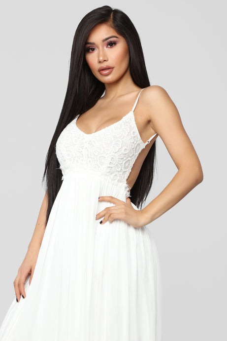 Ancient Rome Dress - White