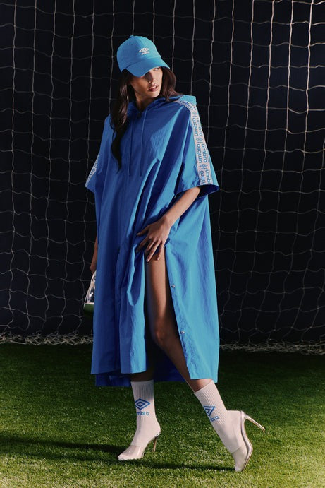 Umbro Oversized Nylon Jacket - Blue