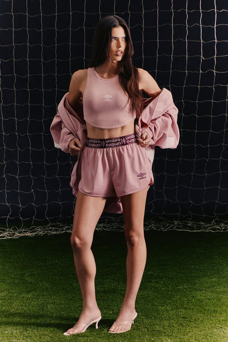 Umbro Ribbed Crop Tank - Pink