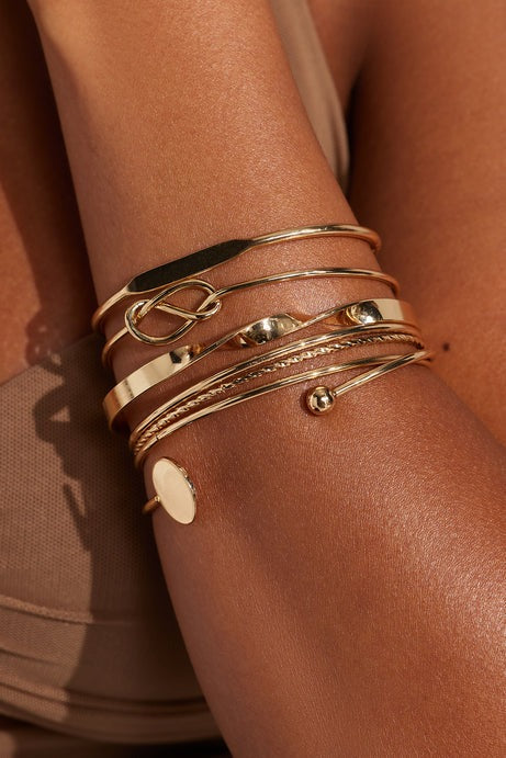 Way Of Life Bracelet Set - Gold