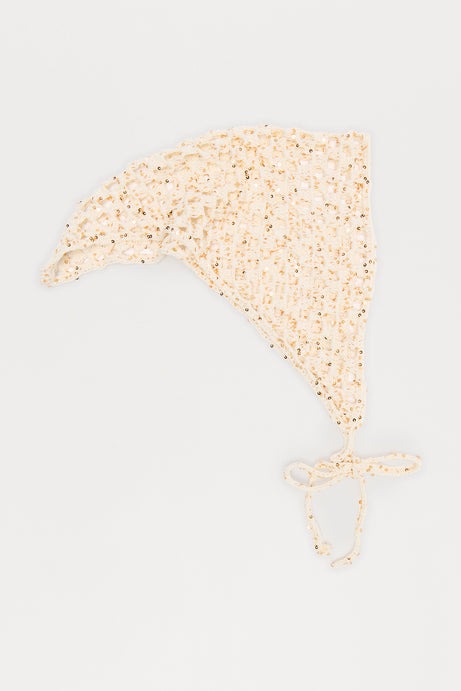 Mermaid Living Head Wrap - Ivory/combo