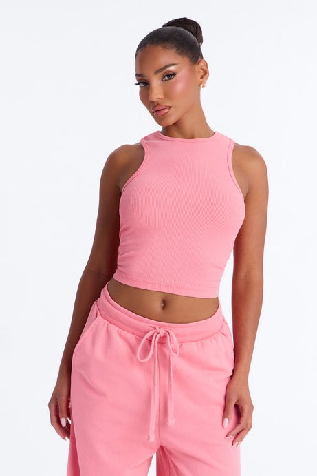 So Chill French Terry Pant Set - Pink